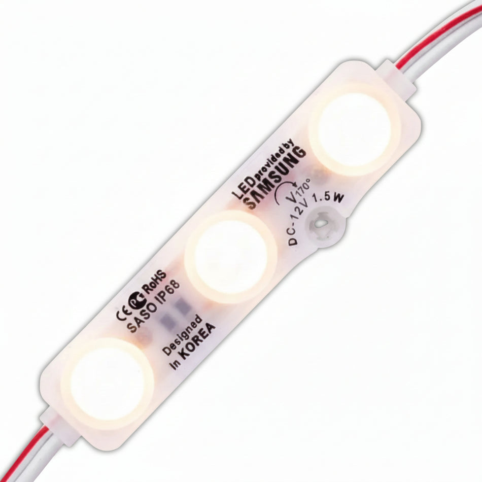 12v Warm White Frosted LED Modules