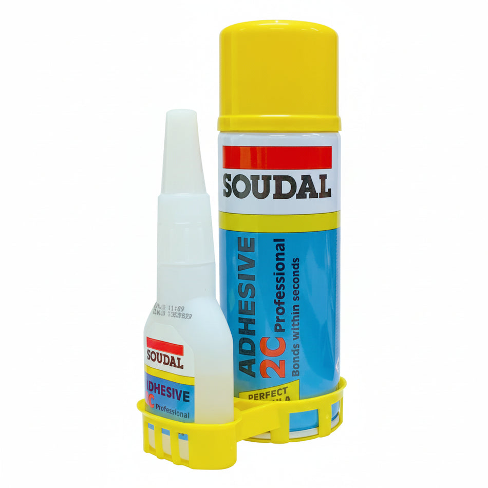 Soudal Adhesive 2C Professional - Glue & Activator Spray