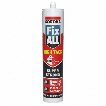 Soudal Fix All High Tack adhesive tube on a white background