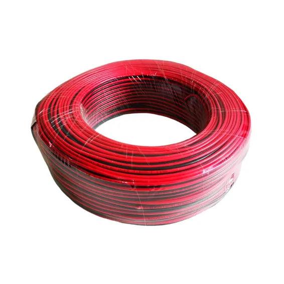 Ripcord / Speaker Wire WHITE/WHITE 100m Roll